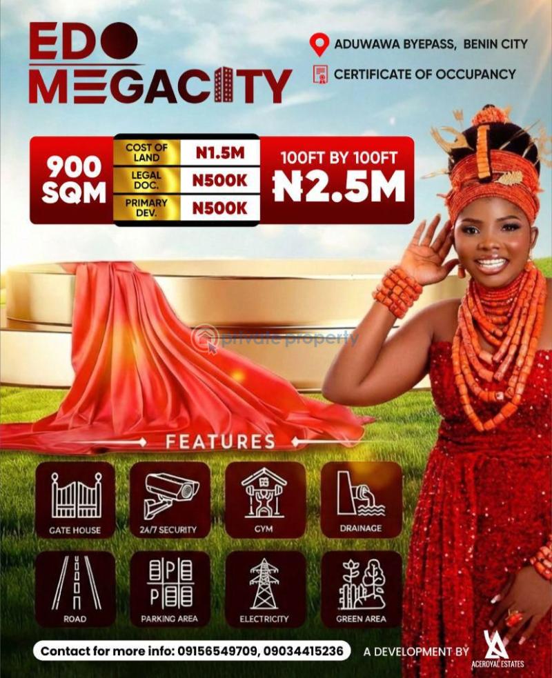 Mixed use Land For Sale Edo Megacity Estate Aduwawa Bypass, Benin City Edo  - 9