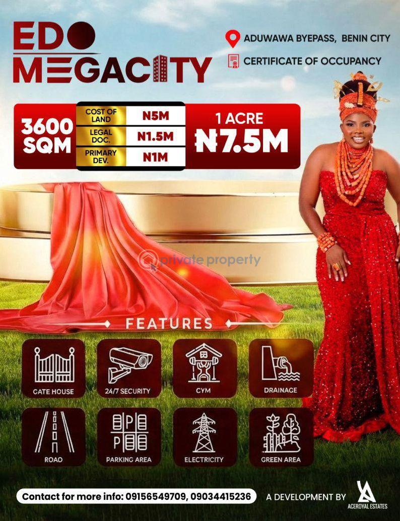 Mixed use Land For Sale Edo Megacity Estate Aduwawa Bypass, Benin City Edo  - 7