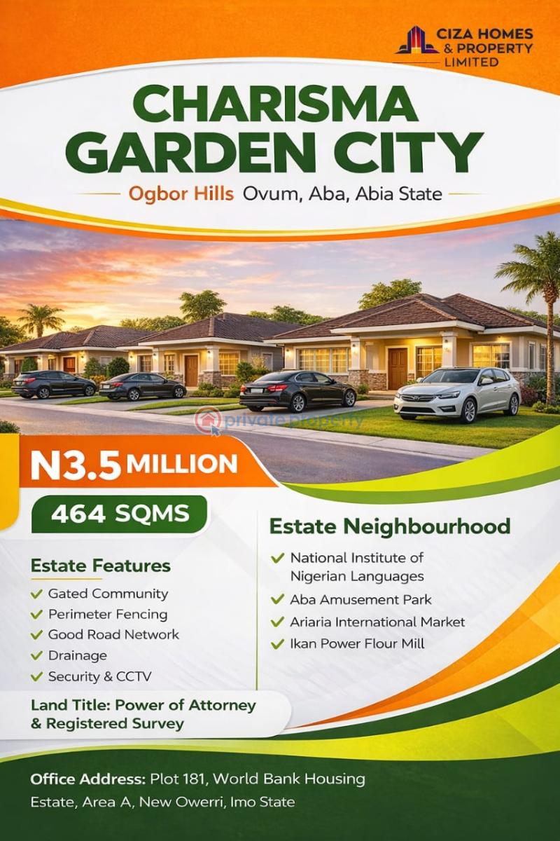 Mixed use Land For Sale Charisma Garden, Ogbor Hills Ovum Aba North, Abia  - 10