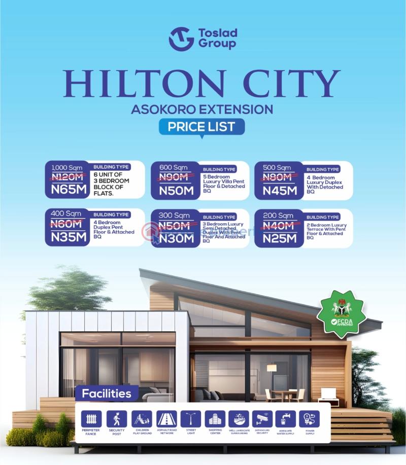 Mixed use Land For Sale Hilton City Estate Asokoro Extention Asokoro Abuja Phase 1  - 4