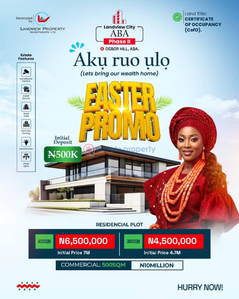 Mixed use Land For Sale Landview City Estata Ogbor Hills Aba North Lga Abia Abia  - 1