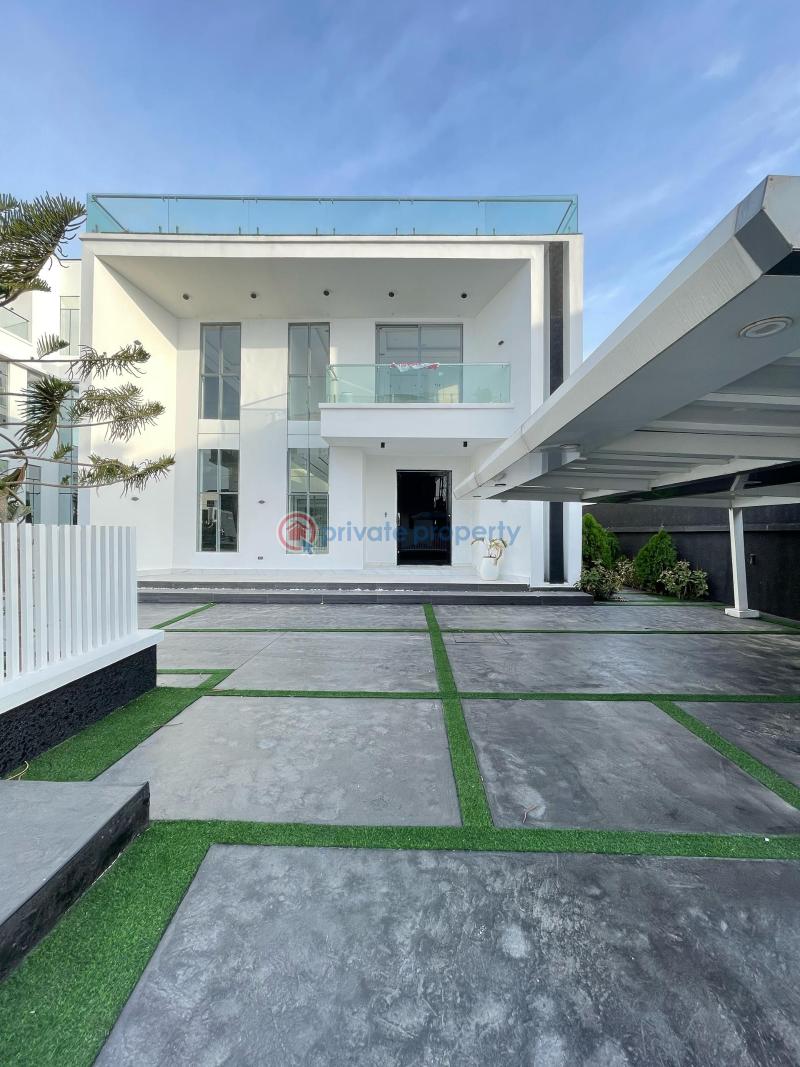 Grande 5 bedroom detached home on two floors - 1 5 bedroom Detached Duplex For Sale Osapa Lekki Lagos - 1