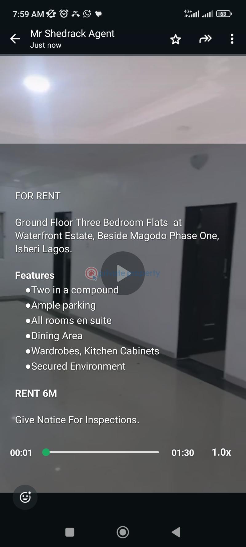 3 bedroom Block Of Flats For Rent Water Front Estate Beside Magodo Phase 1, Isheri Lagos Magodo GRA Phase 1 Ojodu Lagos - 0