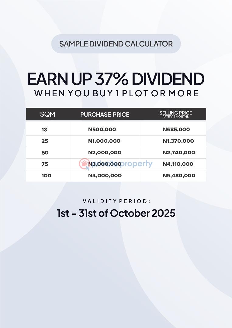 Grow your wealth with the real estate cashback 3.0 offer on tiwa garden city - 2 Commercial Land For Sale Lagos Island  - 2
