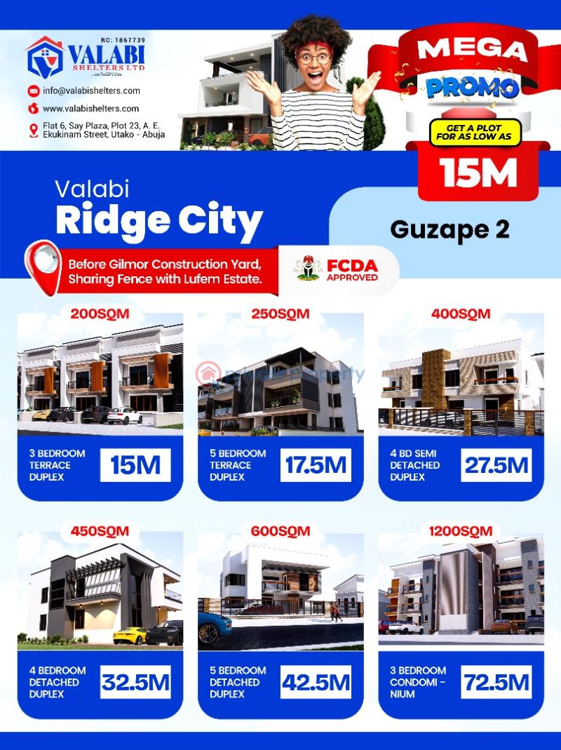 Residential Land For Sale Guzape 2 Guzape Abuja Phase 1 