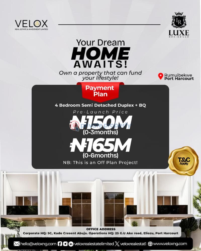 Residential Land For Sale Rumuibekwe Port Harcourt Rivers - 0