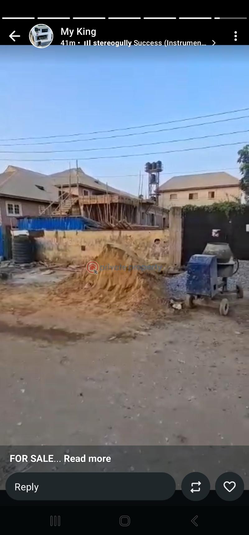 Mixed use Land For Sale Canal Estate By Ago Palace Okota Okota Isolo Lagos - 0