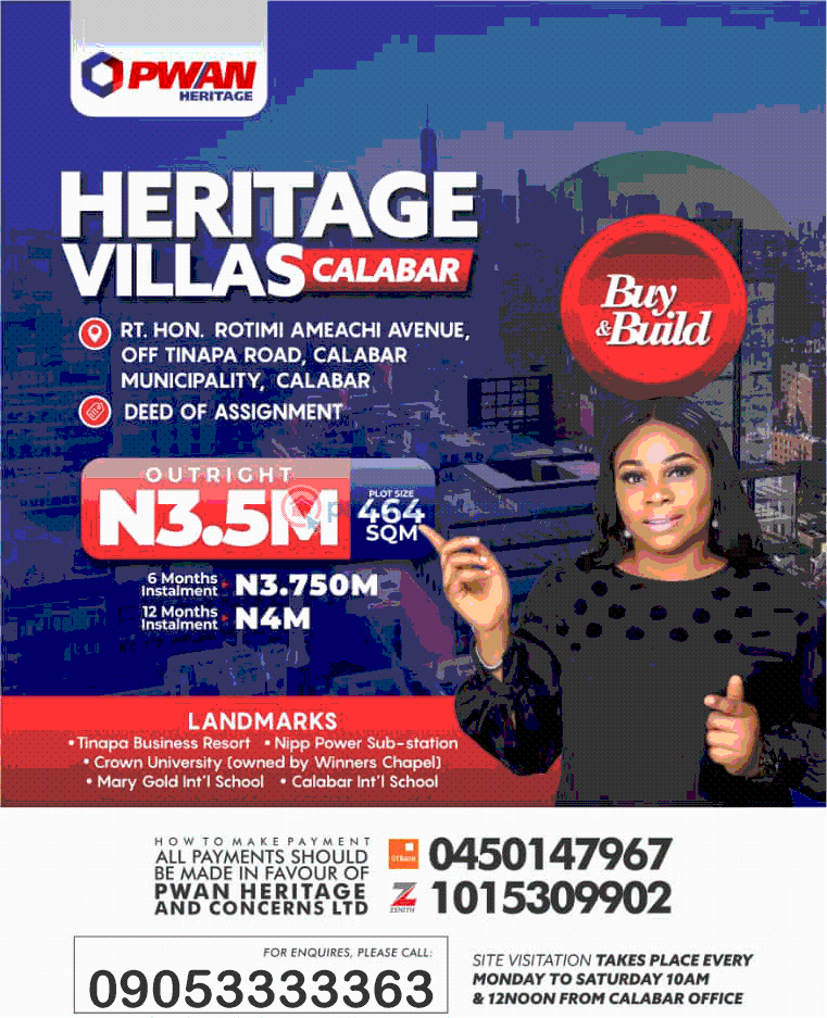 Land For Sale Calabar Cross River