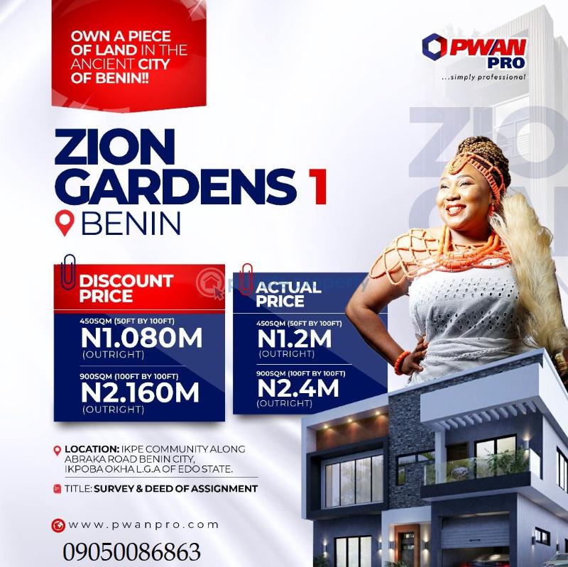 For sale Land Ikpe Community, Along Abraka Road, Benin City, Ikpoba