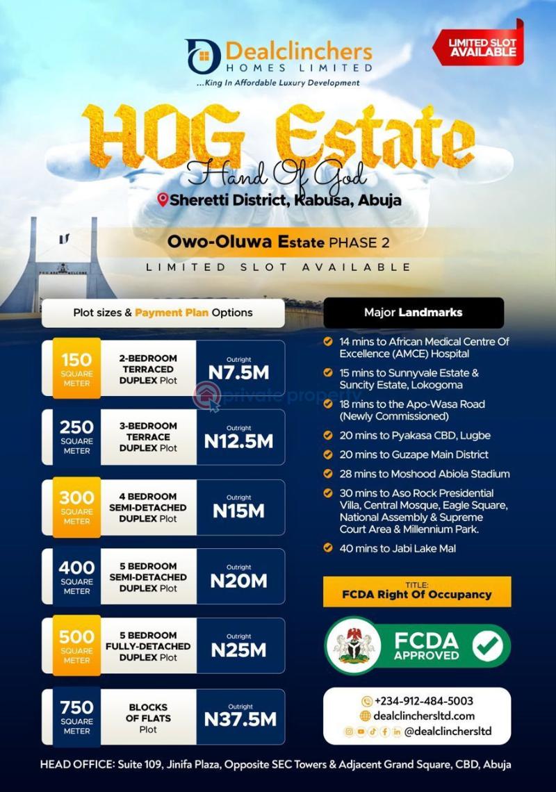 Residential Land For Sale Sheretti District, Kabusa Abuja Phase 4  - 1