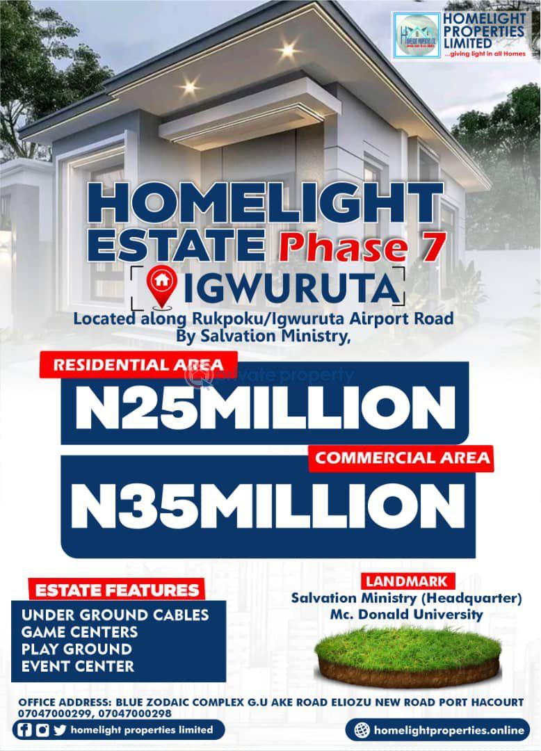 Residential Land For Sale Salvation Ministry Hq Port Harcourt Rivers