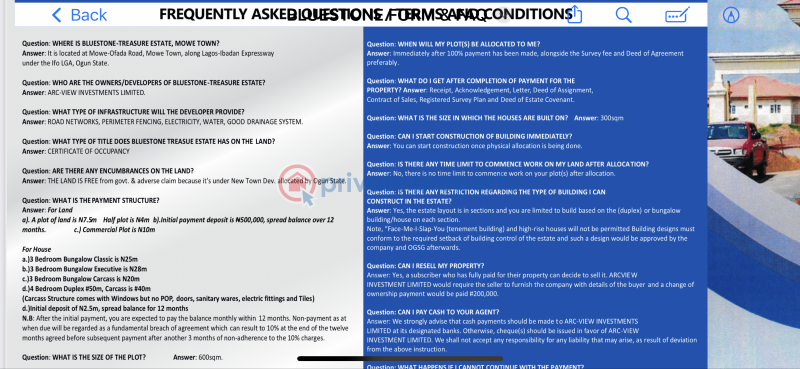 3 bedroom Bungalow For Sale 5 Minutes Away From Mowe Bus Stop. Mowe Ogun area  - 1