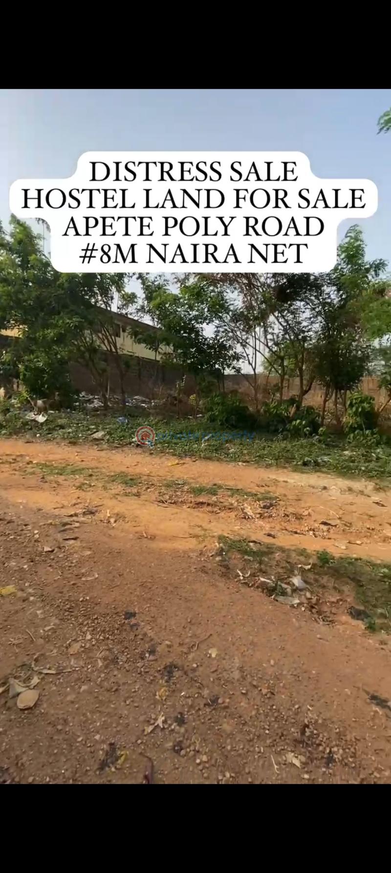 Land For Sale At Apete Poly Road Going Ibadan Oyo - 0