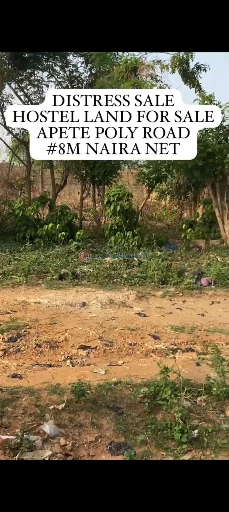 Land For Sale At Apete Poly Road Going Ibadan Oyo - 1