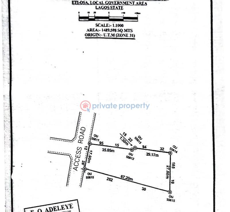 Hot and closable jv at ilasan lekki ,measuring 1400sqm Land For Rent Ilasan Lekki Lagos