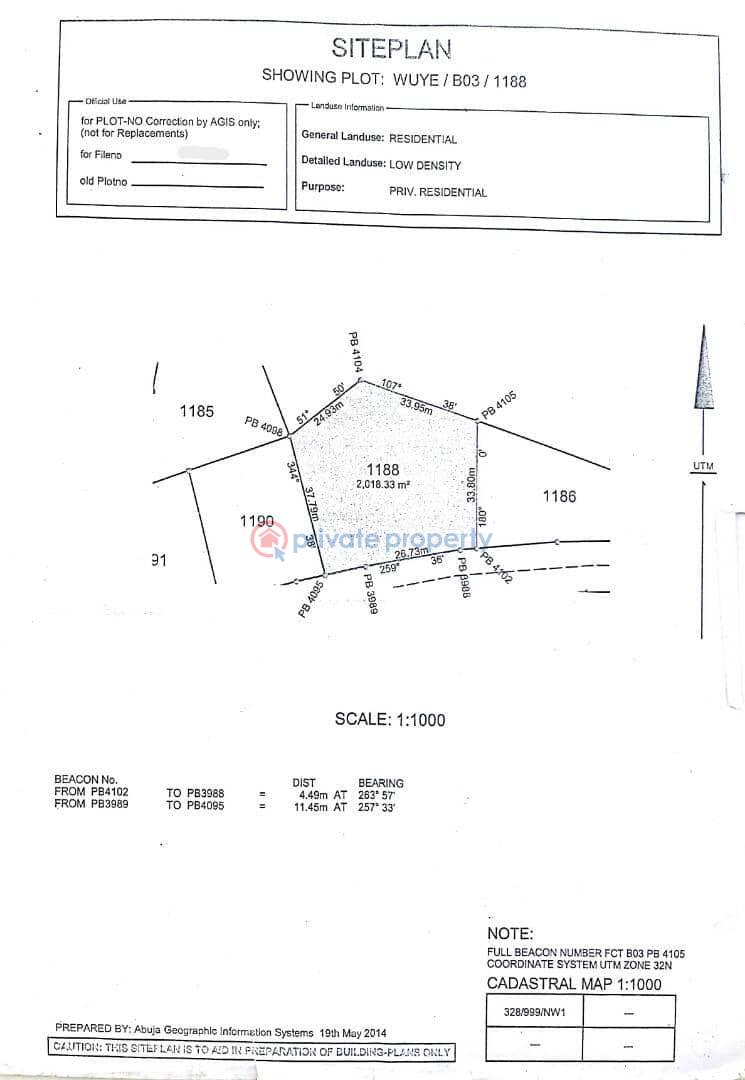 Residential Land For Sale Jahi Abuja Phase 2 