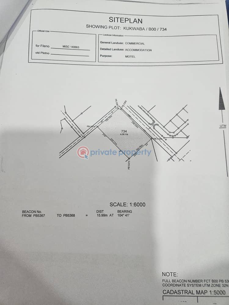 Commercial Land For Sale Kukwuaba Abuja Phase 2 