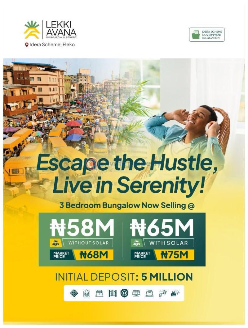 3 bedroom Bungalow For Sale Idera Scheme Eleko Lekki Avana Eleko Ibeju-Lekki Lagos - 3