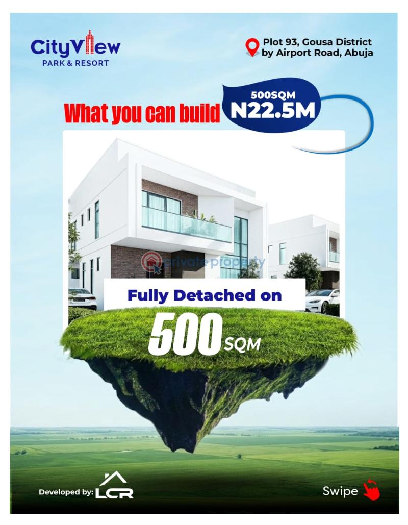 Mixed use Land For Sale City View Park & Resort, Gousa District, Abuja Very Close To University Of Abuja •⁠ ⁠immagration Office •⁠ ⁠nnamdi Azikiwe Airport Idu Train Station Waec Office Abuja Phase 4  - 3