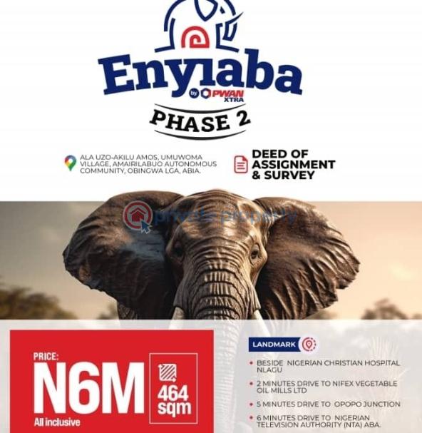 Mixed use Land For Sale Enyiaba Estate Phase 2, Obingwa Obi Nwa Abia