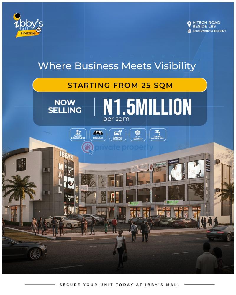 Mall/Complex/Plaza For Sale Hitech Road Beside Lbs Lekki Lagos - 0