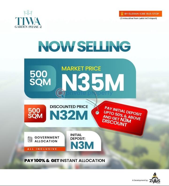 Residential Land For Sale Ibeju Lekki Elerangbe Eleran Igbe Ibeju-Lekki Lagos - 0