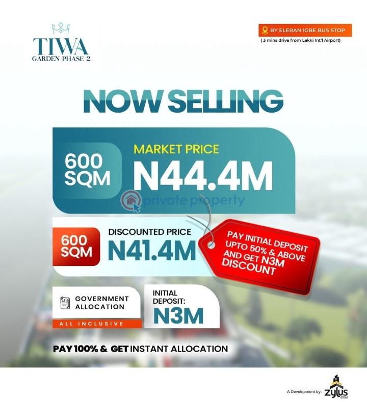 Residential Land For Sale Ibeju Lekki Elerangbe Eleran Igbe Ibeju-Lekki Lagos - 1