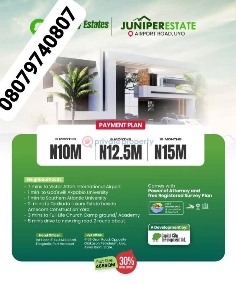 Residential Land For Sale Uruan Akwa Ibom