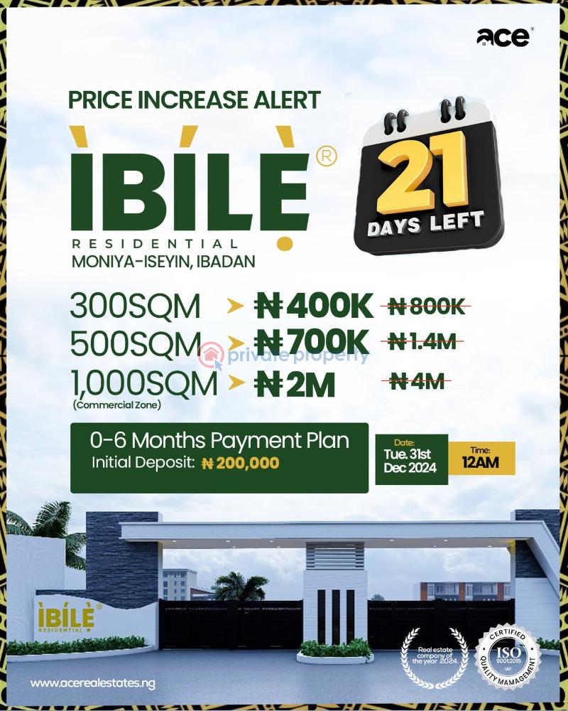Residential Land For Sale The Lagos Ibadan Train Station Moniya Ibadan Oyo