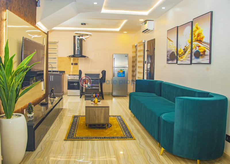 2 bedroom Terraced Duplex Short let 1a/b Icempire Close Harmony Estate Off College Rd. Ogba Lagos Ifako-ogba Lagos - 0