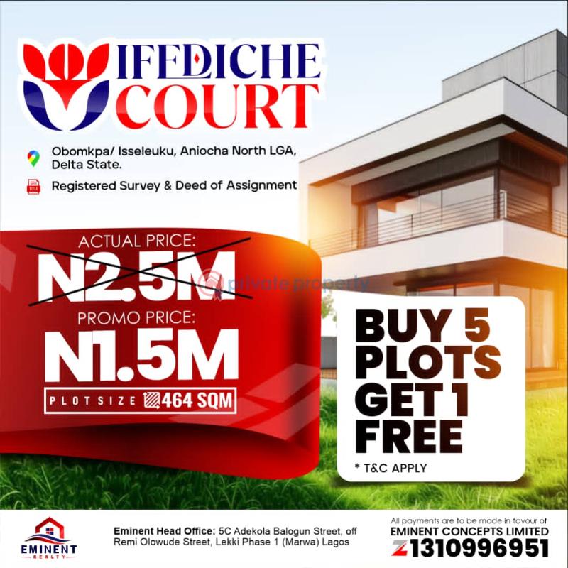Residential Land For Sale Obomkpa, Issele Uku Aniocha Delta