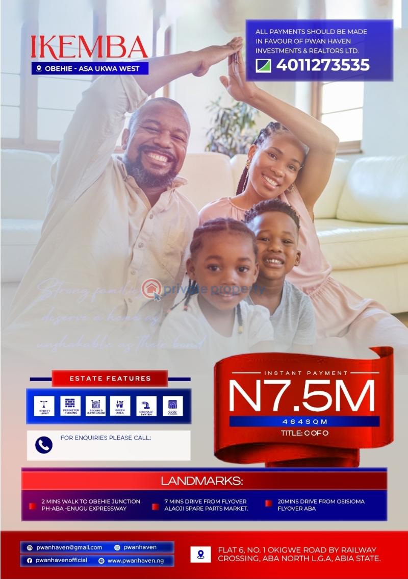 Residential Land For Sale Obehie Asa, Ukwa West Abia