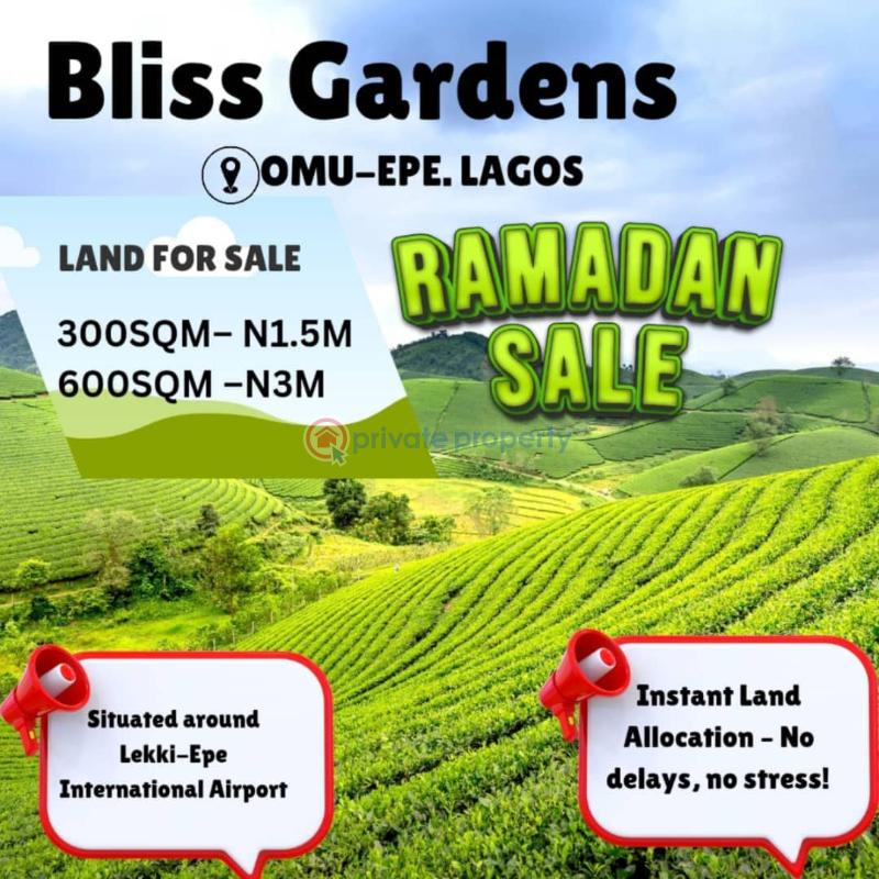 Mixed use Land For Sale Bliss Garden Estate Located At Umo Epe This Estate Is Situated For Residential And Commercial Selling Fast Epe Lagos - 4