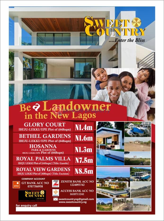 Residential Land For Sale Eleran Igbe Ibeju-Lekki Lagos - 0