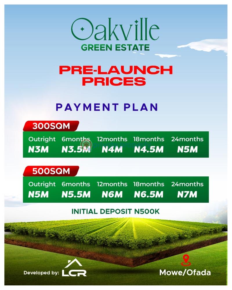Residential Land For Sale Mowe Ofada Mowe Ogun area  - 1