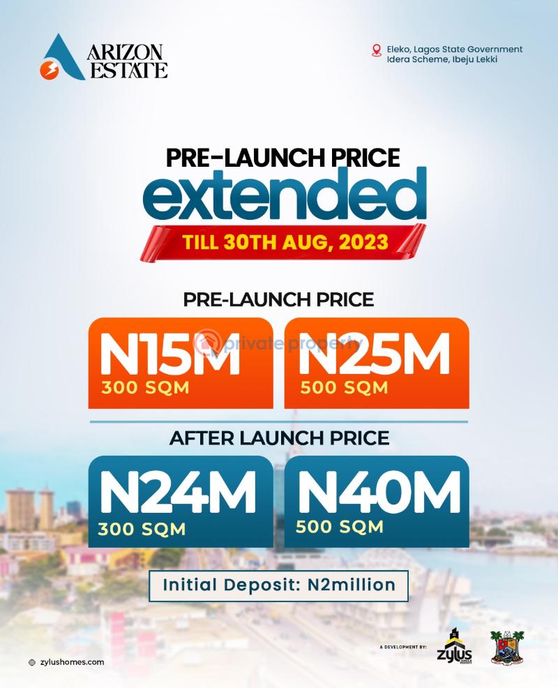 Land For Sale Arizon Estate, Idera Scheme, By Lekki Epe Expressroad, Eleko Ibeju-Lekki Lagos - 18