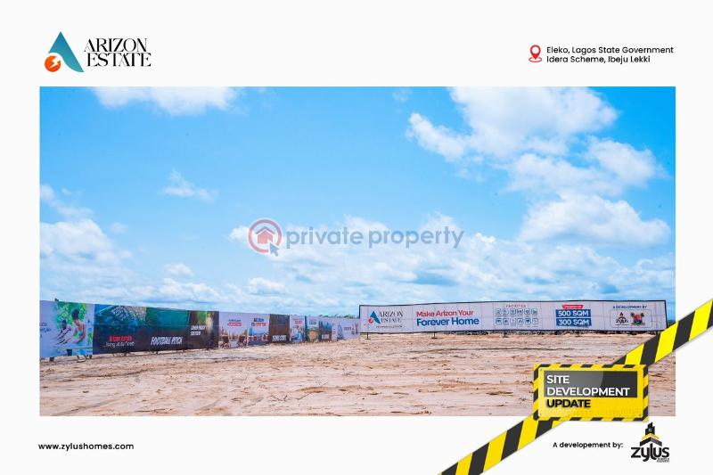Land For Sale Arizon Estate, Idera Scheme, By Lekki Epe Expressroad, Eleko Ibeju-Lekki Lagos - 0