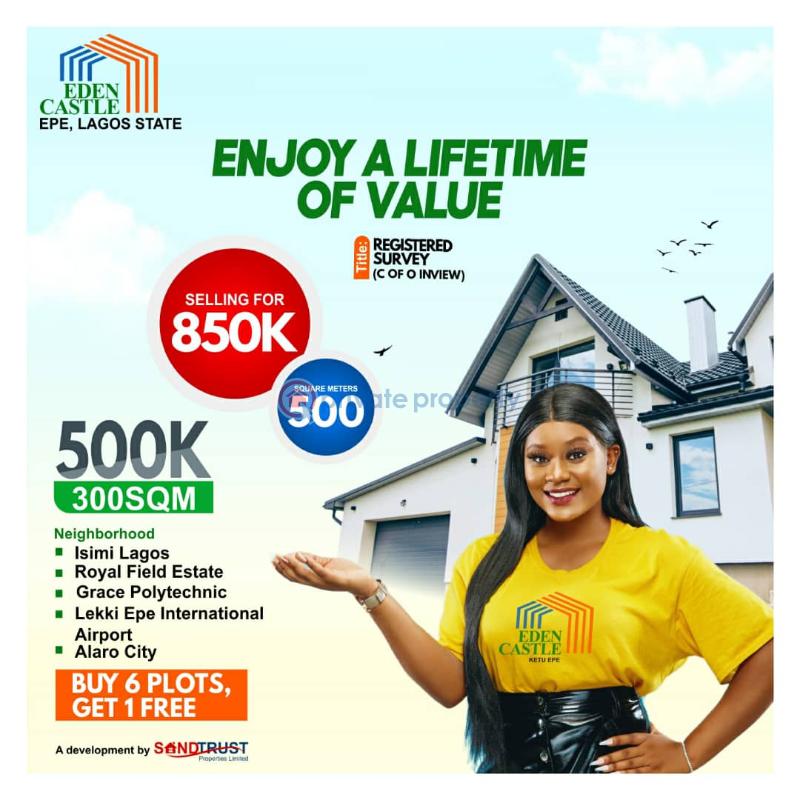 For sale Land Eden Castle, Ketu Epe Lagos (PID 5PASEL) Private Property Nigeria