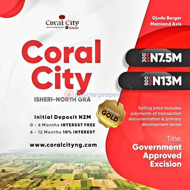 Land For Sale Coral City, Off Channels Tv Avenue, Kosofe Lga, Isheri North Gra, Opic Lagos Extension Ogun - 1