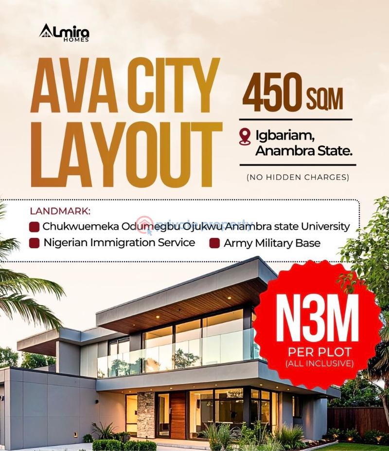 Residential Land For Sale Igbariam,anambra State Anambra Area 