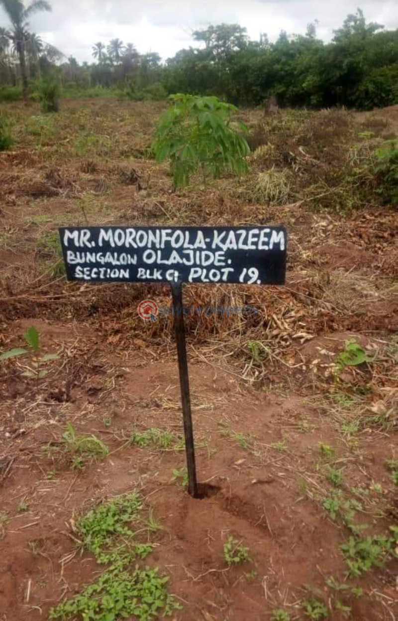 Land For Sale Treasure Island Estate Extension, Mowe Ofada Ofada Ogun area  - 1