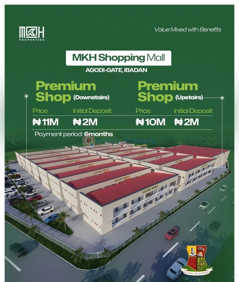 Invest in mkh shopping mall - 1 Shop For Sale Ibadan Oyo - 1