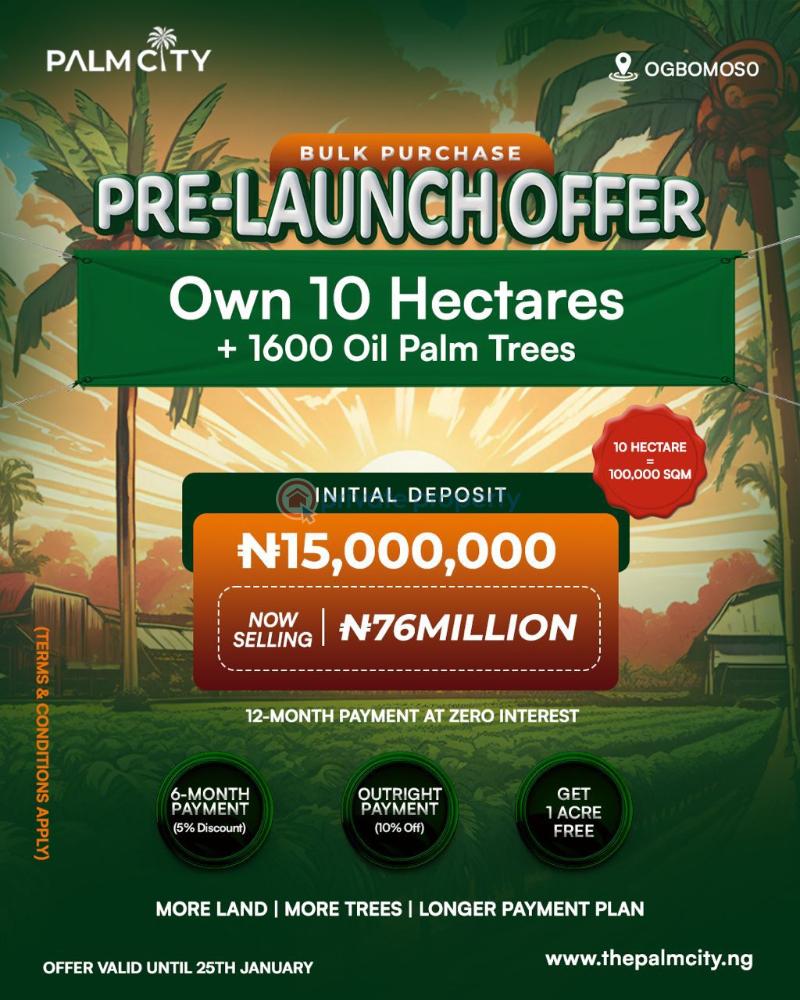 Commercial Land For Sale Palm City Ogbomosho Oyo  - 5