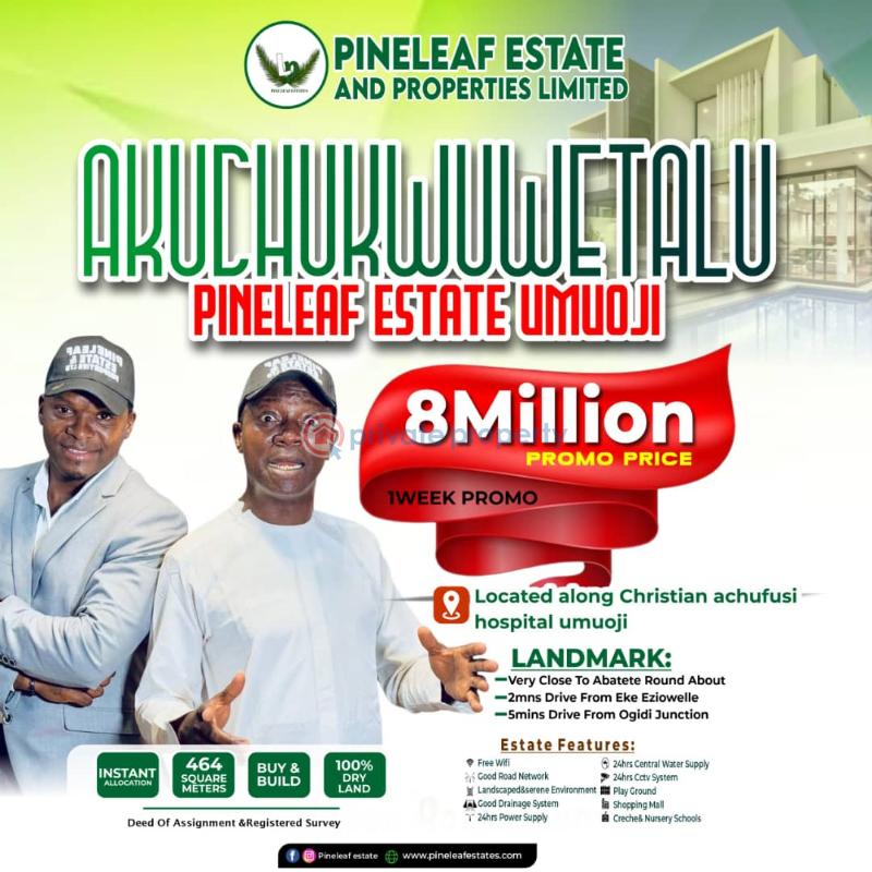 Residential Land For Sale Umuobia Village Mgbago Umuoji Very Close To Abatete Idemili North Anambra - 0