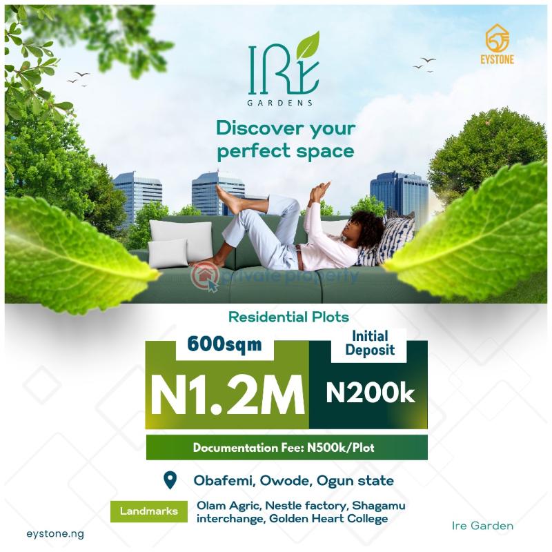 Residential Land For Sale Obafemi Owode Ogun - 4