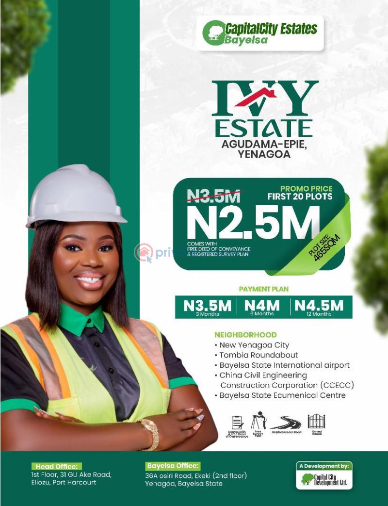 Residential Land For Sale *adugama Epie Yenagoa Bayelsa State Yenegoa Bayelsa