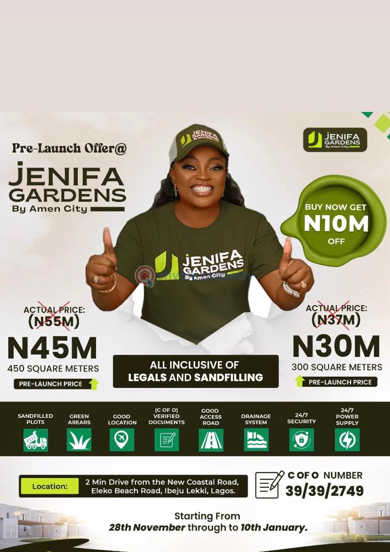 Residential Land For Sale Buy And Build Dry Land With Cofo Eleko Ibeju-Lekki Lagos - 0