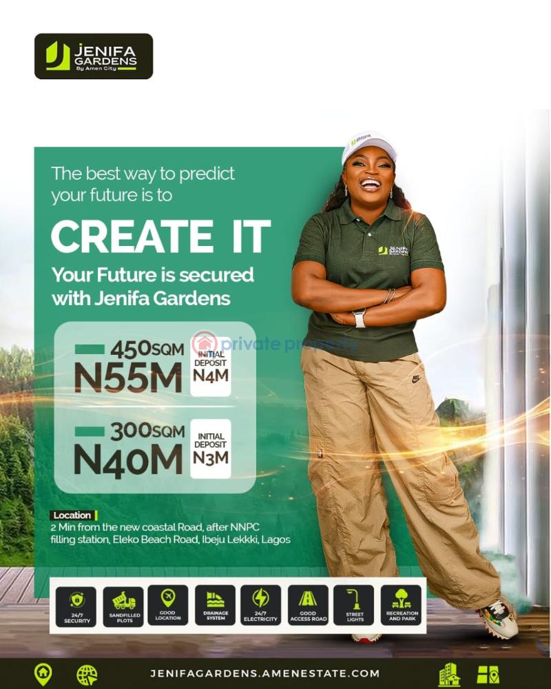 Residential Land For Sale Amen Estate Phase 1, New Coastal Road, Amen Estate Phase 2. Eleko Ibeju-Lekki Lagos - 0