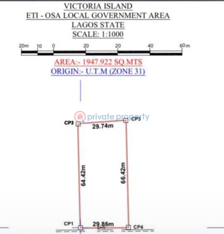 Joint Venture Land For Sale Off Etim Iyang Victoria Island Lagos