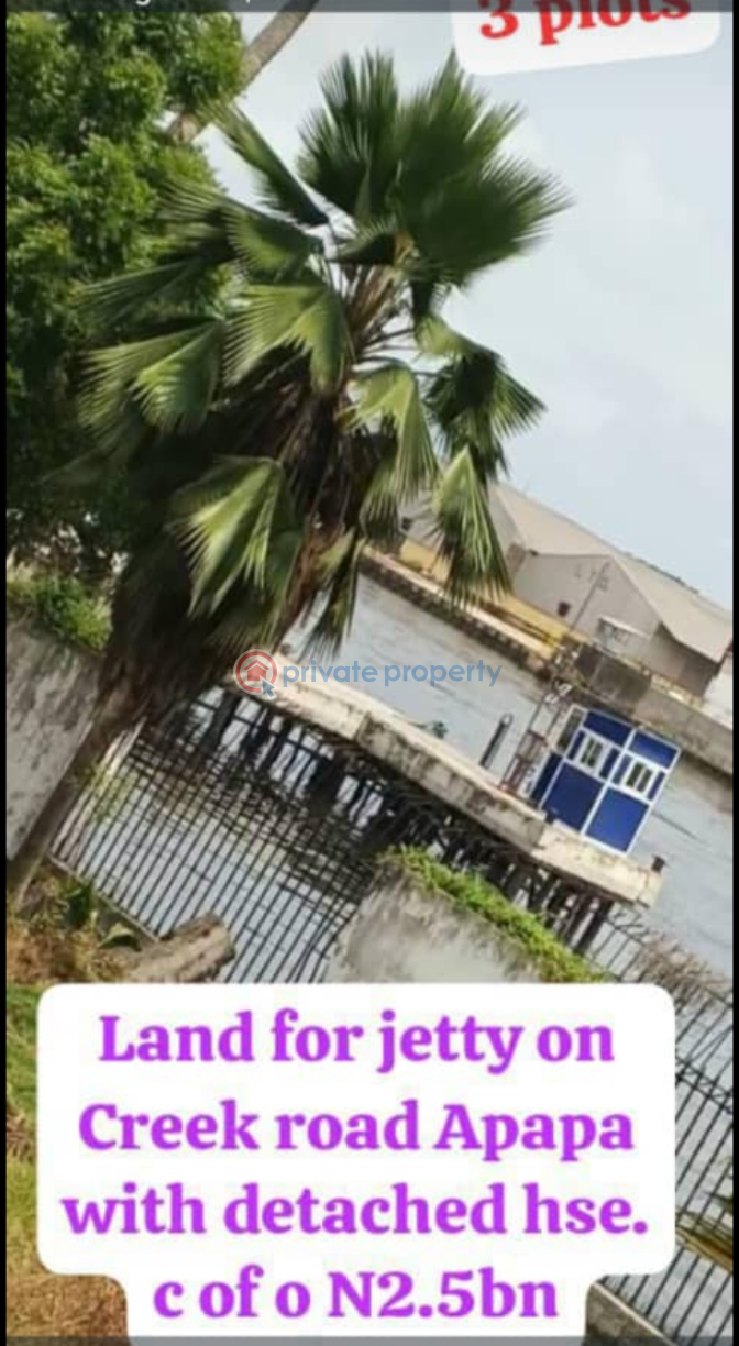 10 bedroom House For Sale *waterfront Land* Off *creek Road, Apapa, Lagos.* Apapa Lagos - 5